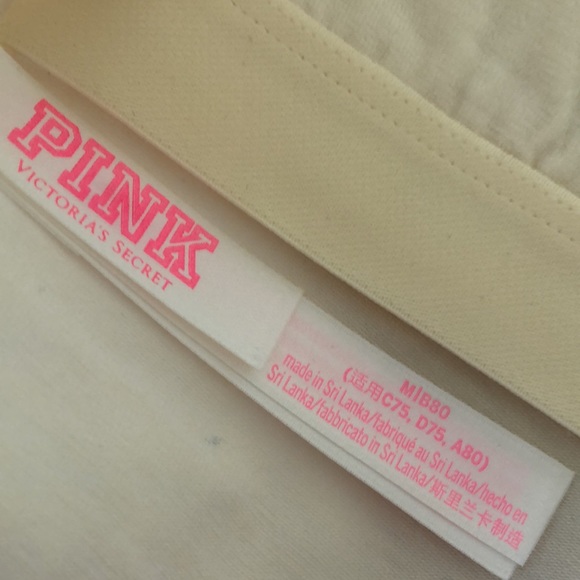 VS Pink Lace-Up Tube Top - Picture 5 of 5